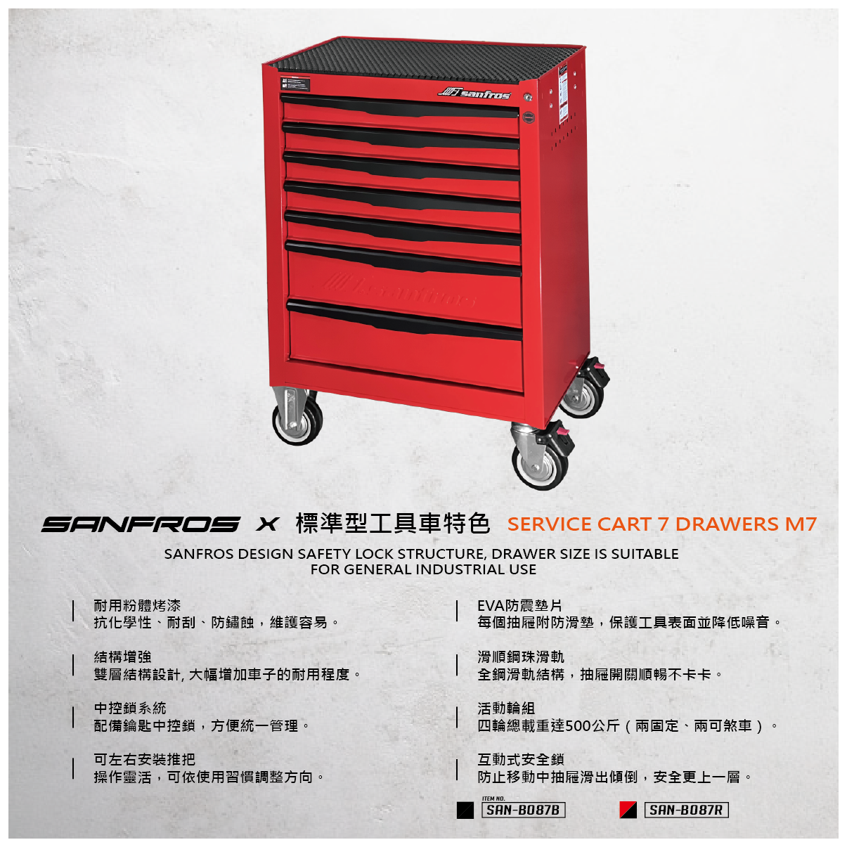 基本系列 |  41.3" 抽標準工具車搭配互動式上提手把+基本手工具組(179件)