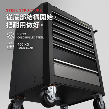 G9752 斜角七抽工具車｜標準型